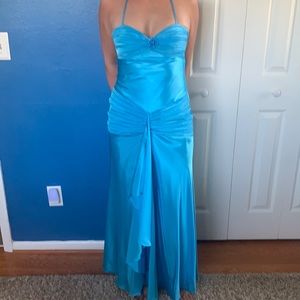 Turquoise Prom Dress. Worn Once.